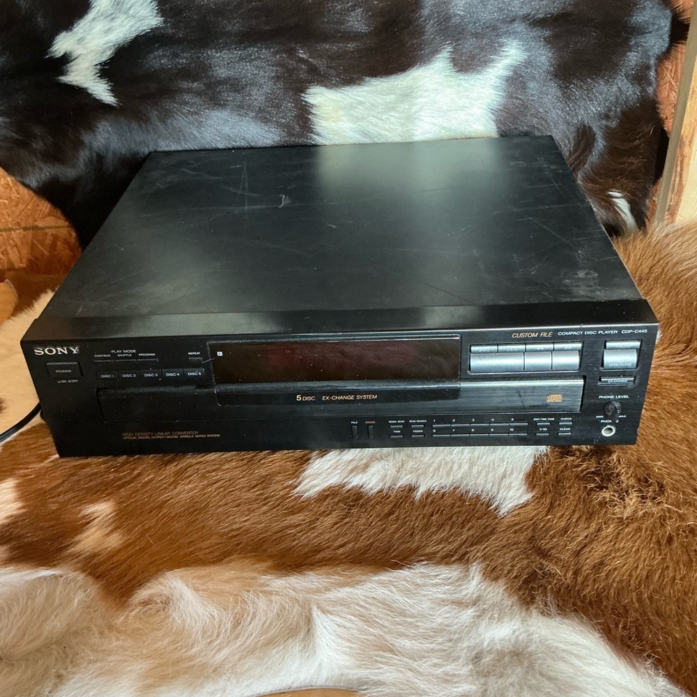 SONY CDP-C445 CD Player 5-Disc Changer